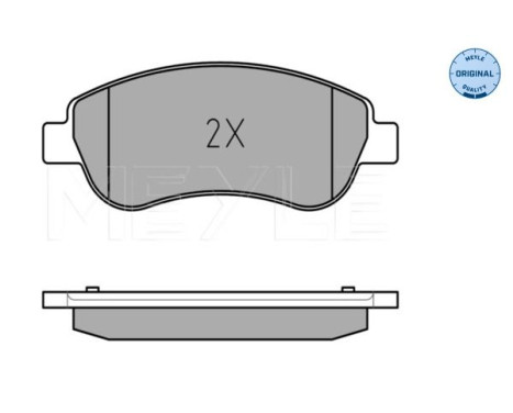 Brake Pad Set, disc brake MEYLE-ORIGINAL Quality 025 246 3819/W, Image 3