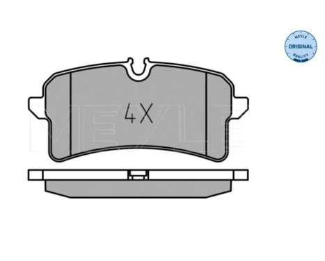 Brake Pad Set, disc brake MEYLE-ORIGINAL Quality 025 246 4317