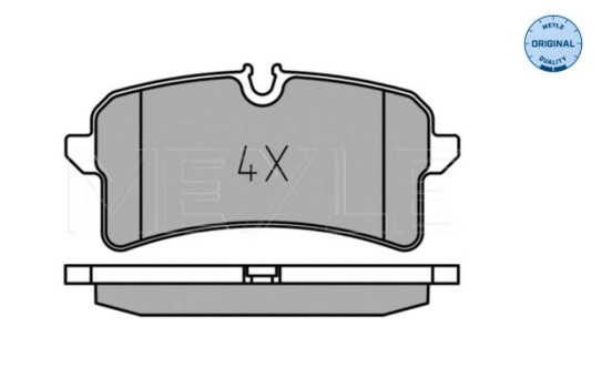 Brake Pad Set, disc brake MEYLE-ORIGINAL Quality 025 246 4317