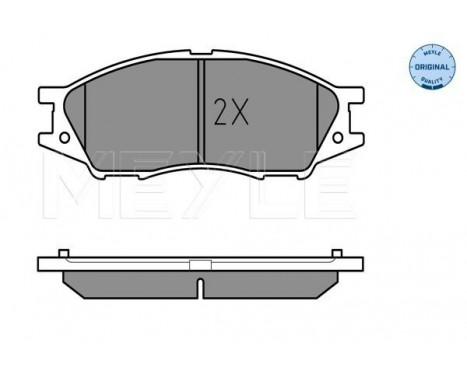 Brake Pad Set, disc brake MEYLE-ORIGINAL Quality 025 246 4815/W, Image 2