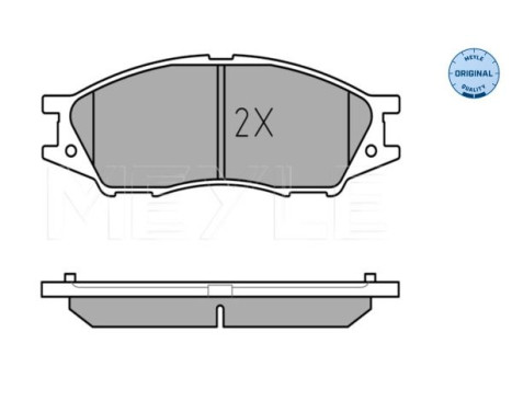 Brake Pad Set, disc brake MEYLE-ORIGINAL Quality 025 246 4815/W, Image 2