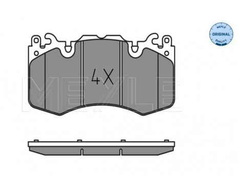 Brake Pad Set, disc brake MEYLE-ORIGINAL Quality 025 246 5916