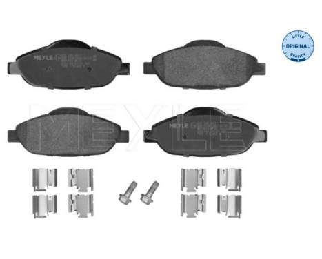 Brake Pad Set, disc brake MEYLE-ORIGINAL Quality 025 246 6017