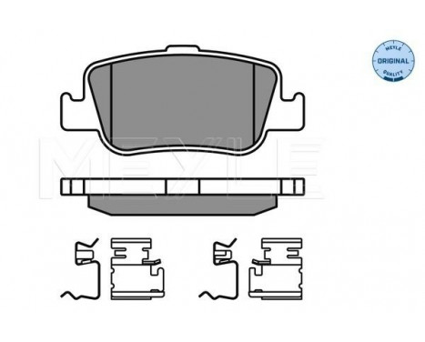 Brake Pad Set, disc brake MEYLE-ORIGINAL Quality 025 246 6415/W