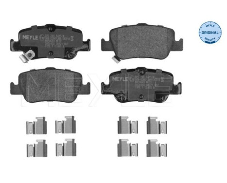 Brake Pad Set, disc brake MEYLE-ORIGINAL Quality 025 246 6415/W, Image 4