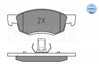 Brake Pad Set, disc brake MEYLE-ORIGINAL Quality 025 246 7318
