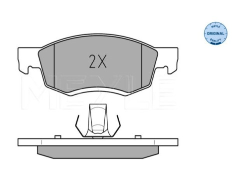 Brake Pad Set, disc brake MEYLE-ORIGINAL Quality 025 246 7318, Image 2