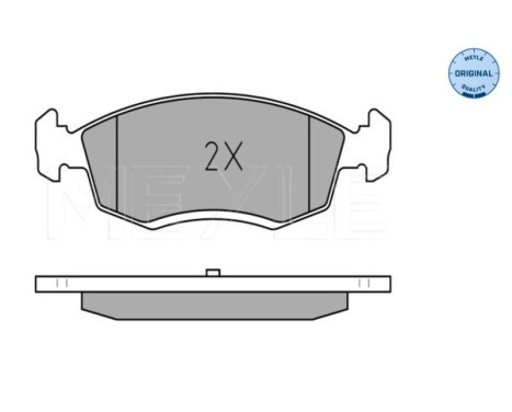 Brake Pad Set, disc brake MEYLE-ORIGINAL Quality 025 246 7318, Image 3
