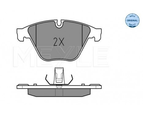 Brake Pad Set, disc brake MEYLE-ORIGINAL Quality 025 246 8820