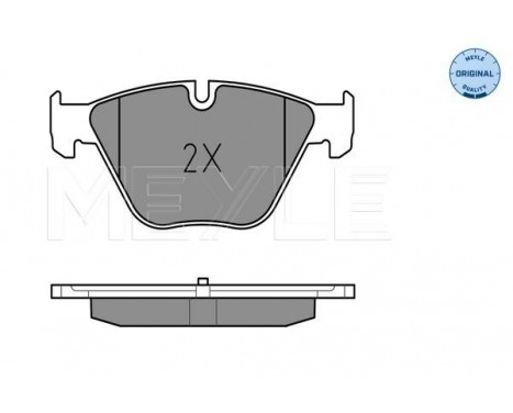 Brake Pad Set, disc brake MEYLE-ORIGINAL Quality 025 246 8820, Image 2