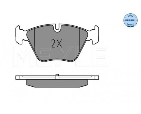 Brake Pad Set, disc brake MEYLE-ORIGINAL Quality 025 246 9719, Image 2