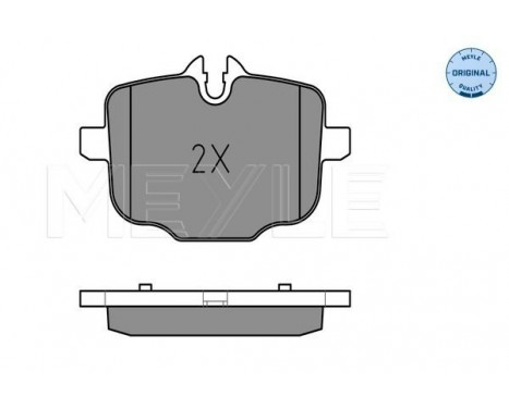 Brake Pad Set, disc brake MEYLE-ORIGINAL Quality 025 247 0318, Image 2