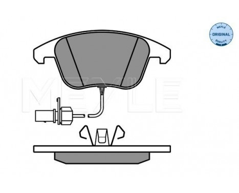 Brake Pad Set, disc brake MEYLE-ORIGINAL Quality 025 247 0520/W