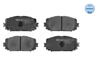 Brake Pad Set, disc brake MEYLE-ORIGINAL Quality 025 247 0817