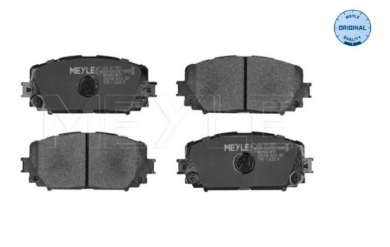 Brake Pad Set, disc brake MEYLE-ORIGINAL Quality 025 247 0817