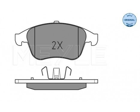 Brake Pad Set, disc brake MEYLE-ORIGINAL Quality 025 247 0917