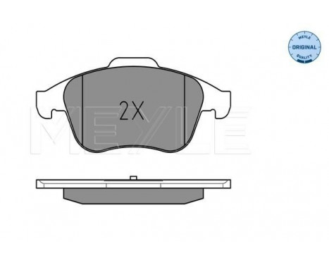 Brake Pad Set, disc brake MEYLE-ORIGINAL Quality 025 247 0917, Image 2