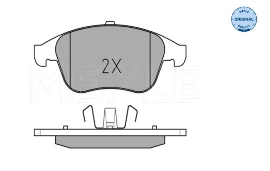 Brake Pad Set, disc brake MEYLE-ORIGINAL Quality 025 247 0917, Image 2