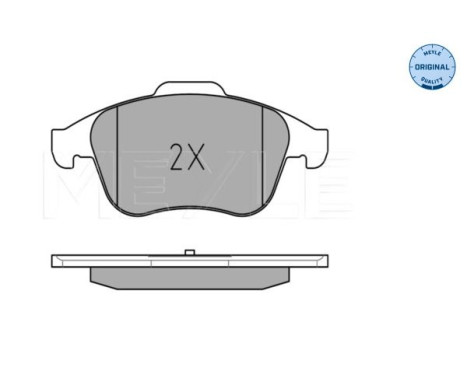 Brake Pad Set, disc brake MEYLE-ORIGINAL Quality 025 247 0917, Image 3