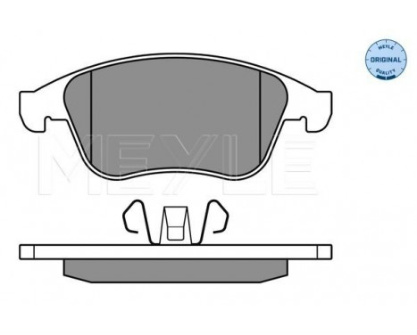 Brake Pad Set, disc brake MEYLE-ORIGINAL Quality 025 247 1018