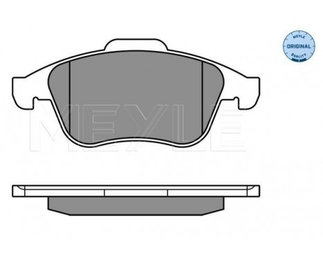 Brake Pad Set, disc brake MEYLE-ORIGINAL Quality 025 247 1018, Image 2