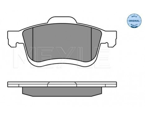 Brake Pad Set, disc brake MEYLE-ORIGINAL Quality 025 247 2720/W