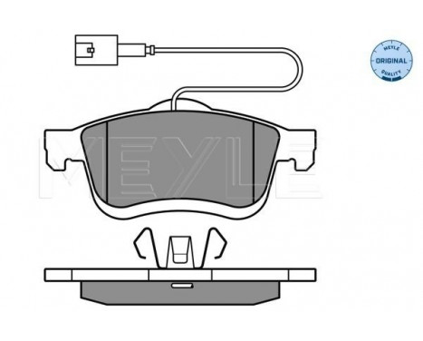 Brake Pad Set, disc brake MEYLE-ORIGINAL Quality 025 247 2720/W, Image 2