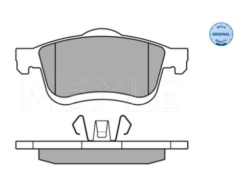 Brake Pad Set, disc brake MEYLE-ORIGINAL Quality 025 247 2720/W, Image 4
