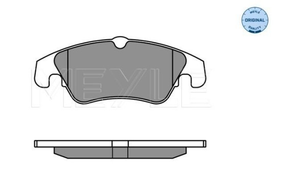 Brake Pad Set, disc brake MEYLE-ORIGINAL Quality 025 247 4319/W