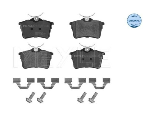 Brake Pad Set, disc brake MEYLE-ORIGINAL Quality 025 247 6516/W, Image 2