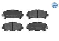 Brake Pad Set, disc brake MEYLE-ORIGINAL Quality 025 247 6616