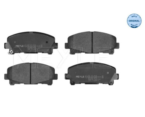 Brake Pad Set, disc brake MEYLE-ORIGINAL Quality 025 247 6616, Image 3