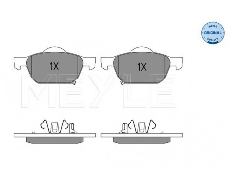 Brake Pad Set, disc brake MEYLE-ORIGINAL Quality 025 247 9617/W