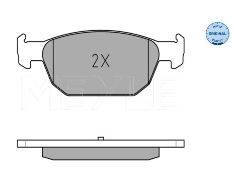 Brake Pad Set, disc brake MEYLE-ORIGINAL Quality 025 247 9617/W, Image 3