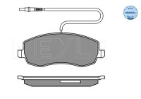 Brake Pad Set, disc brake MEYLE-ORIGINAL Quality 025 248 3919/W