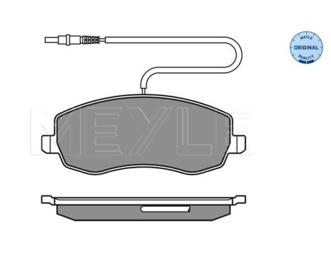 Brake Pad Set, disc brake MEYLE-ORIGINAL Quality 025 248 3919/W