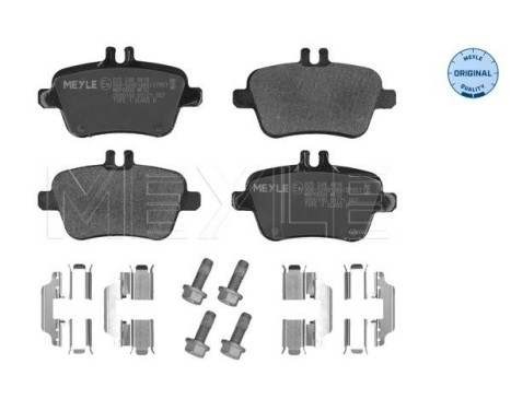 Brake Pad Set, disc brake MEYLE-ORIGINAL Quality 025 248 4818, Image 2