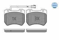 Brake Pad Set, disc brake MEYLE-ORIGINAL Quality 025 248 5215/W