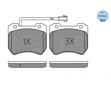 Brake Pad Set, disc brake MEYLE-ORIGINAL Quality 025 248 5215/W