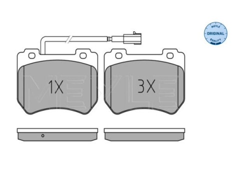 Brake Pad Set, disc brake MEYLE-ORIGINAL Quality 025 248 5215/W, Image 2