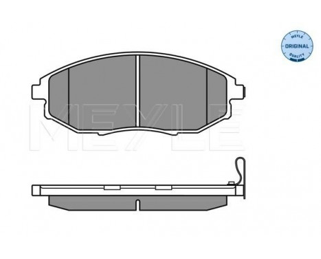 Brake Pad Set, disc brake MEYLE-ORIGINAL Quality 025 248 6417/W, Image 3