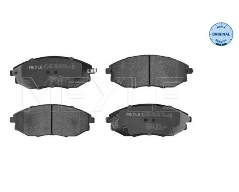 Brake Pad Set, disc brake MEYLE-ORIGINAL Quality 025 248 6417/W, Image 4