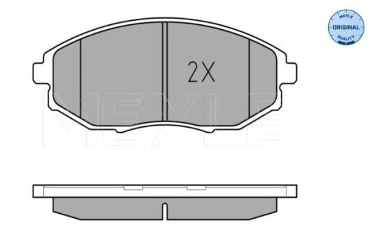 Brake Pad Set, disc brake MEYLE-ORIGINAL Quality 025 248 6417/W, Image 3