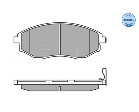 Brake Pad Set, disc brake MEYLE-ORIGINAL Quality 025 248 6417/W, Image 4