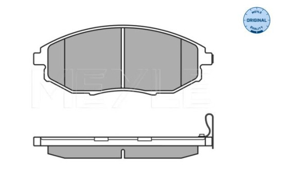 Brake Pad Set, disc brake MEYLE-ORIGINAL Quality 025 248 6417/W, Image 4