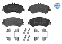 Brake Pad Set, disc brake MEYLE-ORIGINAL Quality 025 248 6720