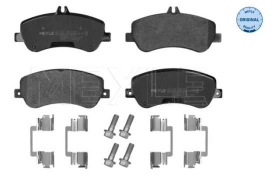 Brake Pad Set, disc brake MEYLE-ORIGINAL Quality 025 248 6720