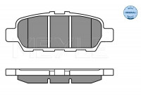 Brake Pad Set, disc brake MEYLE-ORIGINAL Quality 025 248 7113/W