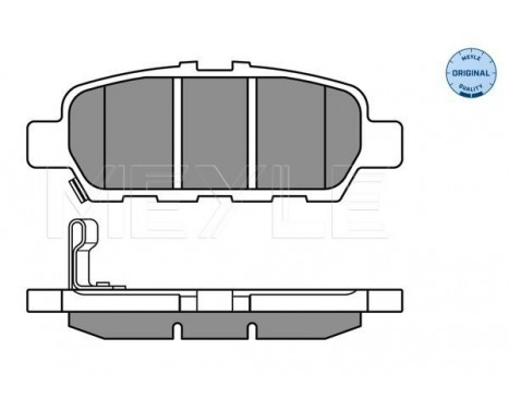 Brake Pad Set, disc brake MEYLE-ORIGINAL Quality 025 248 7113/W, Image 2