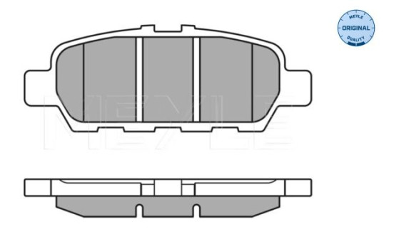 Brake Pad Set, disc brake MEYLE-ORIGINAL Quality 025 248 7113/W, Image 2